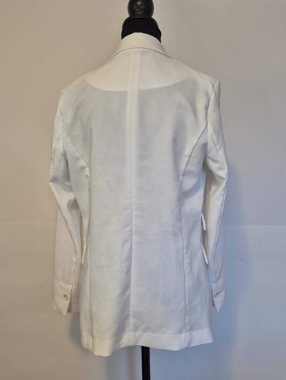 CLEO White Blazer Open style - Small Petite - Picture 5 of 6